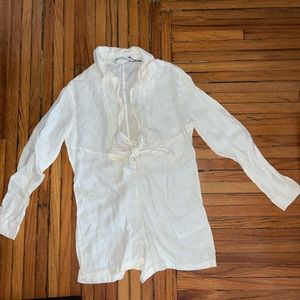 Swim/beach cover up romper size XS